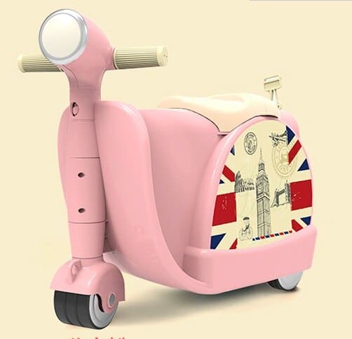 Kid's scooter luggage suitcase, view 8 - MRSLM