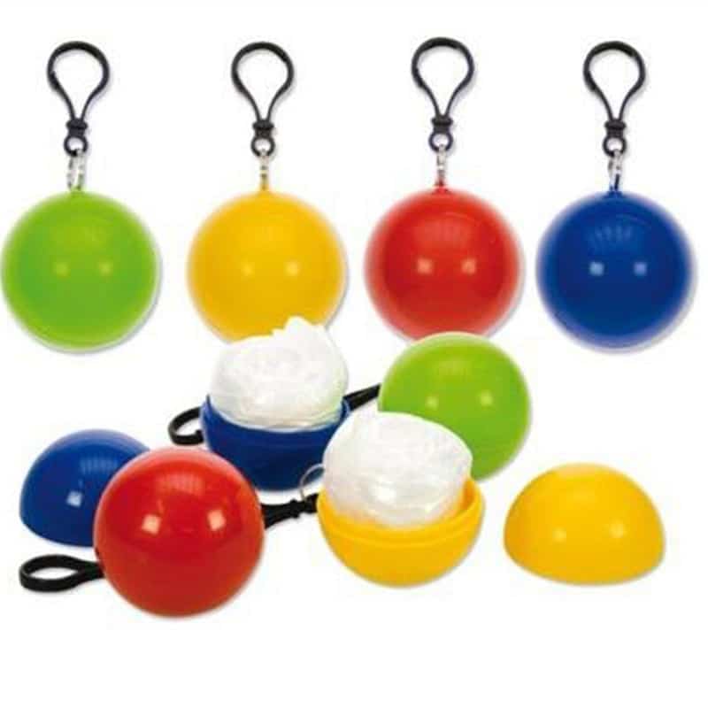 disposable rain coat with ball case, view 10 - MRSLM