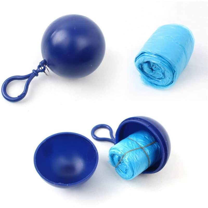 disposable rain coat with ball case - MRSLM