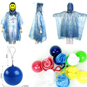 disposable rain coat with ball case, view 11 - MRSLM