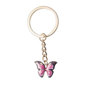 Colorful double butterfly keychain, view 9 - MRSLM