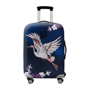 flamingo print suitcase cover, view 9 - MRSLM