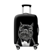flamingo print suitcase cover, view 13 - MRSLM