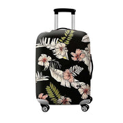 flamingo print suitcase cover, view 4 - MRSLM