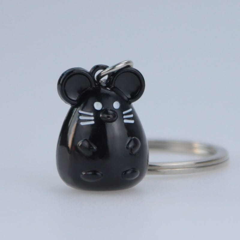 metal mouse keychain, view 7 - MRSLM