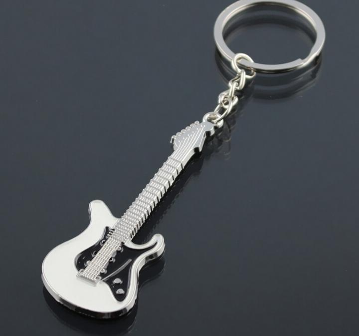 guitar key chain, view 8 - MRSLM