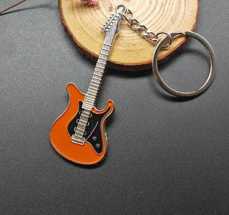 guitar key chain, view 6 - MRSLM