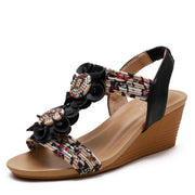 strappy mid wedge sandals, view 2 - MRSLM