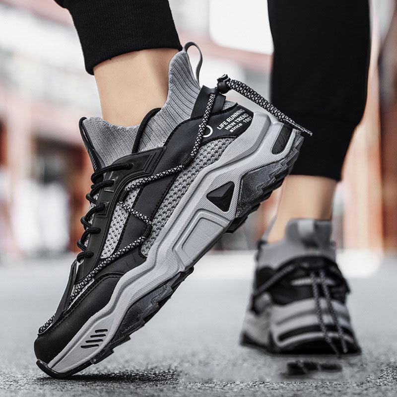 Men's Color Matching Platform Sports Shoes