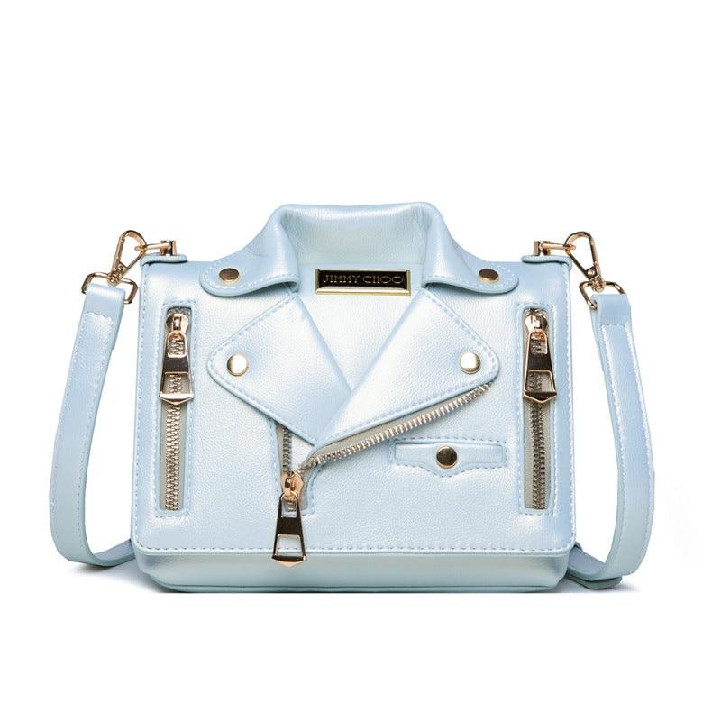 women's PU rivet messenger bag, view 14 - MRSLM