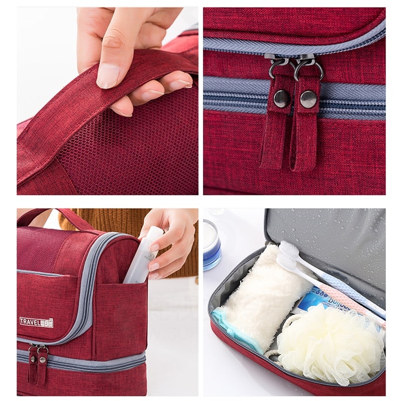 waterproof hanging toiletry bag, view 10 - MRSLM
