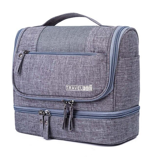 waterproof hanging toiletry bag, view 2 - MRSLM