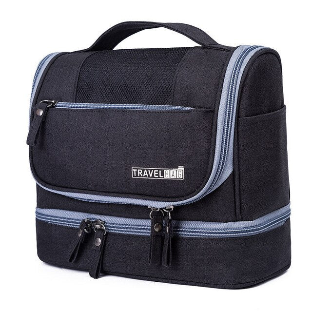 waterproof hanging toiletry bag, view 3 - MRSLM