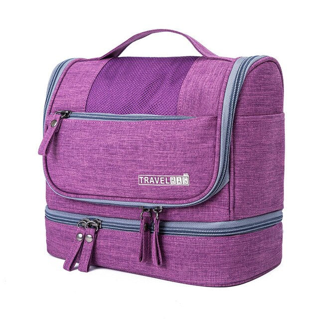 waterproof hanging toiletry bag, view 6 - MRSLM