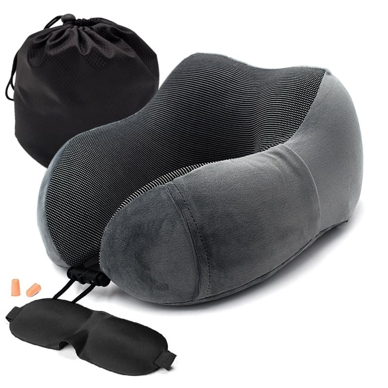 U-shaped memory foam travel pillow, view 12 - MRSLM