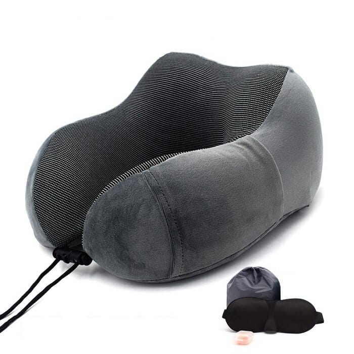 U-shaped memory foam travel pillow, view 6 - MRSLM