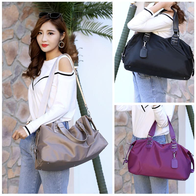 women's nylon travel handbag, view 6 - MRSLM