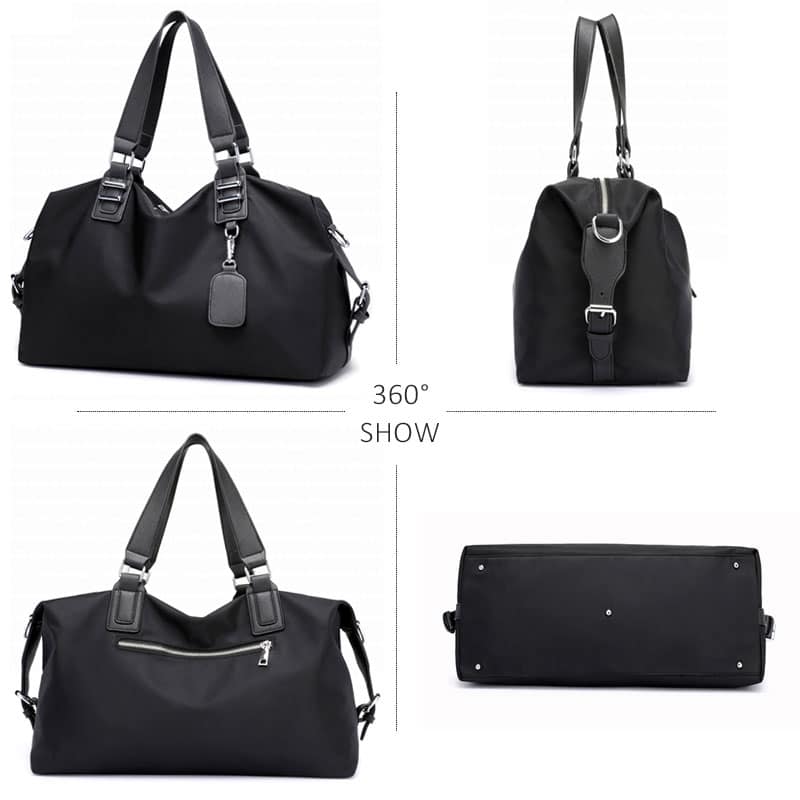 women's nylon travel handbag, view 7 - MRSLM