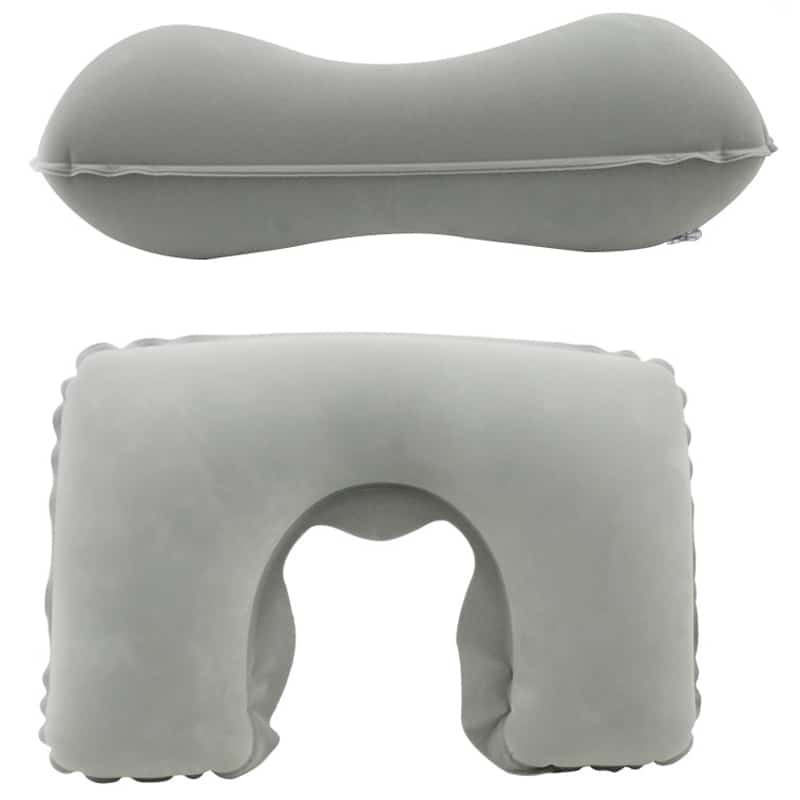 inflatable u-shaped travel pillow, view 4 - MRSLM