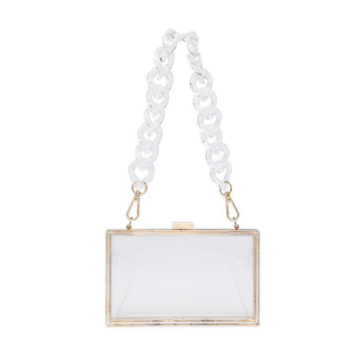 transparent ABS mini square bag, view 6 - MRSLM