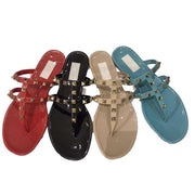 pvc jelly flat sandals - MRSLM