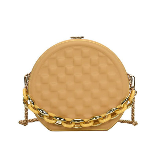 round lattice chain pouch bag, view 6 - MRSLM