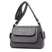 Women's genuine leather crossbody handbag, view 10 - MRSLM
