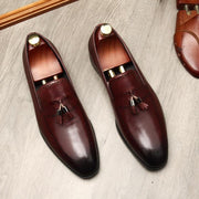 Men's cowhide business wedding shoes, view 4 - MRSLM