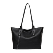 casual cowhide tote handbag, view 5 - MRSLM