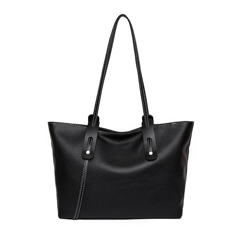 casual cowhide tote handbag, view 9 - MRSLM