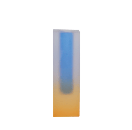 acrylic square column bubble vase, view 10 - MRSLM