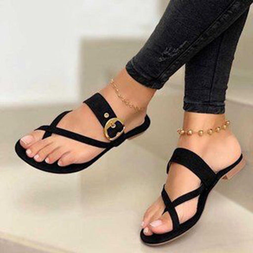 Closed toe suede outdoor slippers - MRSLM