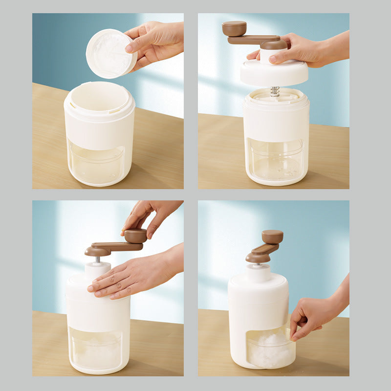 Manual Ice Shaver Household Small Ice Crusher Slush Maker