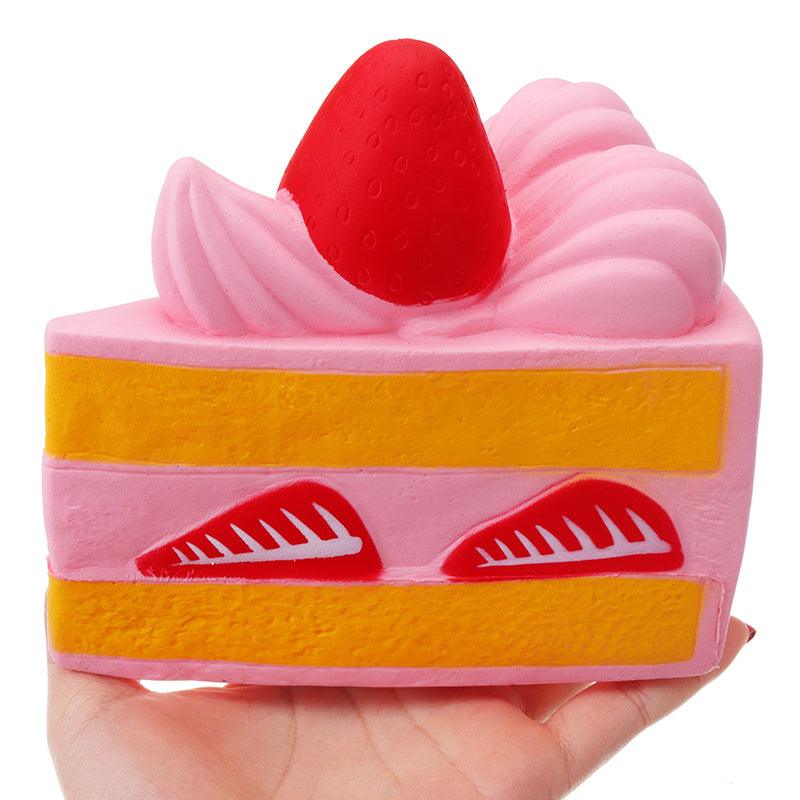 Squishy Fun Strawberry 15CM Cake Squishy Super Slow Rising Original Packaging Toy Collection - MRSLM