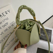 women's retro bucket messenger bag, view 4 - MRSLM
