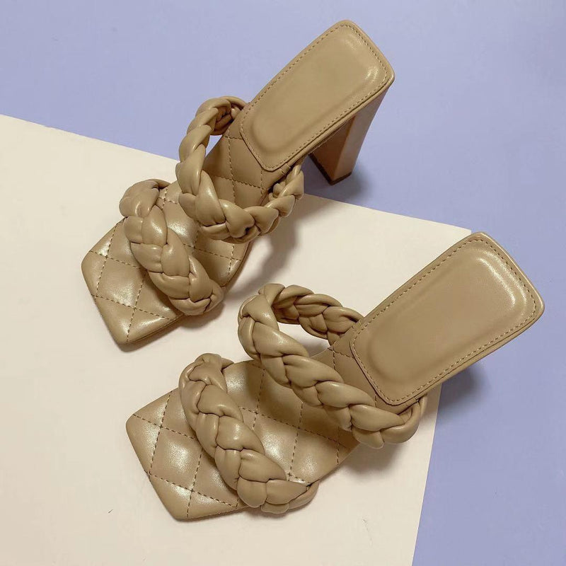 Women's braided rope sandals, view 3 - MRSLM