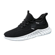 Men's flying woven mesh sports shoes, view 5 - MRSLM