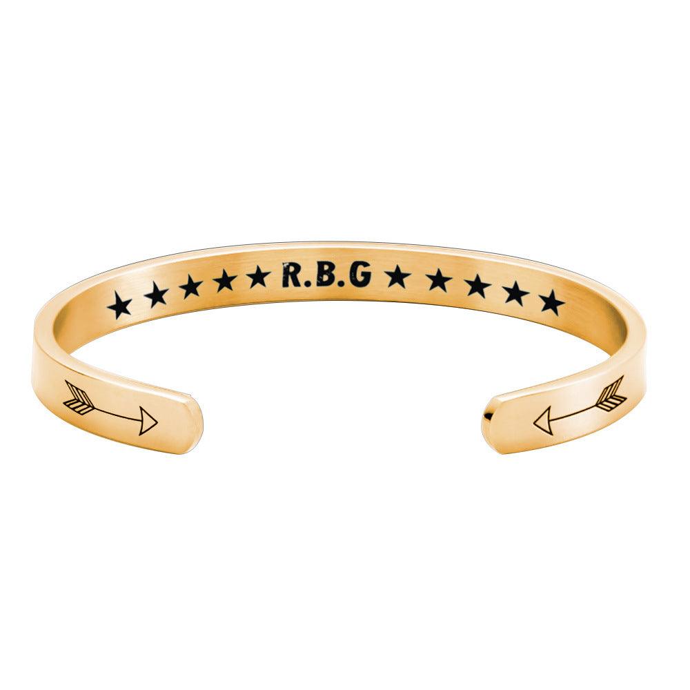 Stainless Steel C-Shaped Bracelet