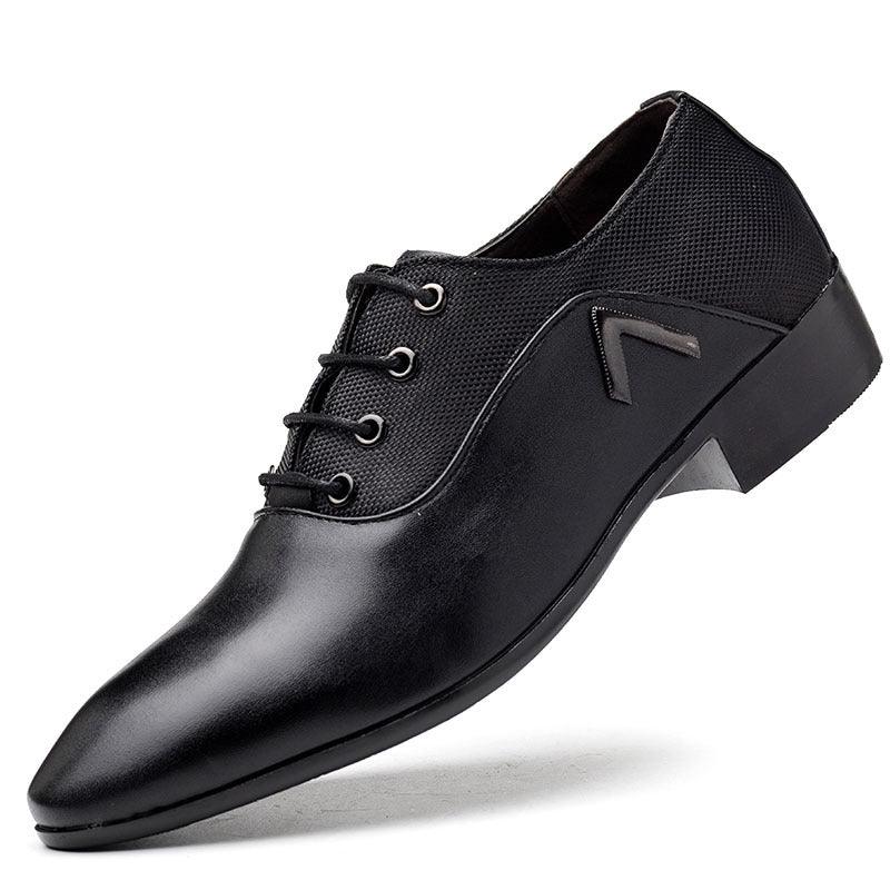 Men's business suit PU leather shoes, view 8 - MRSLM