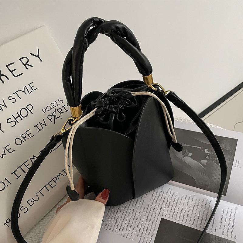 women's retro bucket messenger bag, view 9 - MRSLM