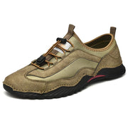 men's low-top cowhide sports casual shoes, view 2 - MRSLM