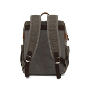 Student canvas book backpack, view 3 - MRSLM