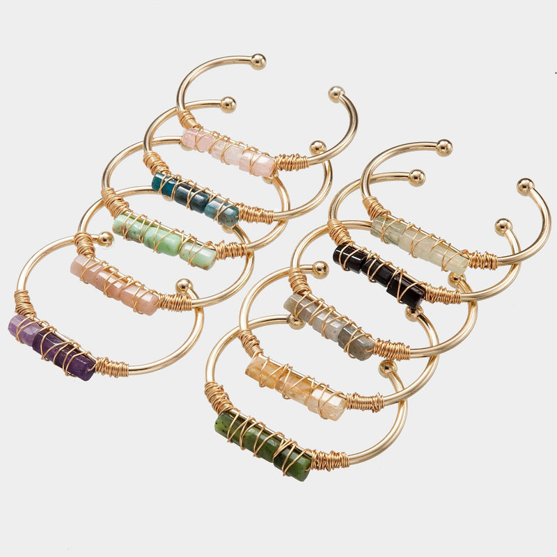 gold-plated crystal bracelet - MRSLM