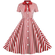polka dot pin-up dress, view 7 - MRSLM