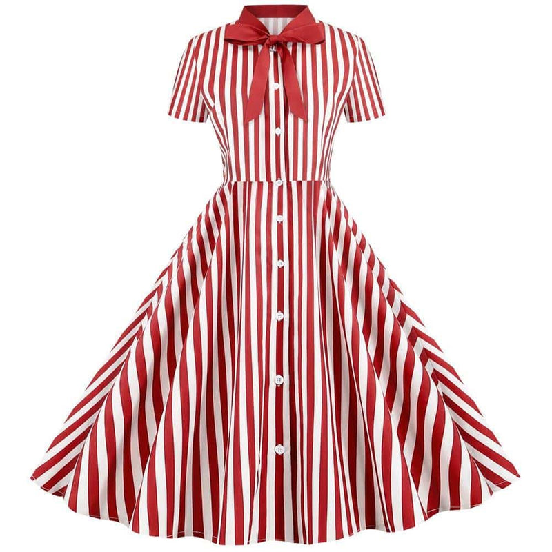polka dot pin-up dress, view 7 - MRSLM
