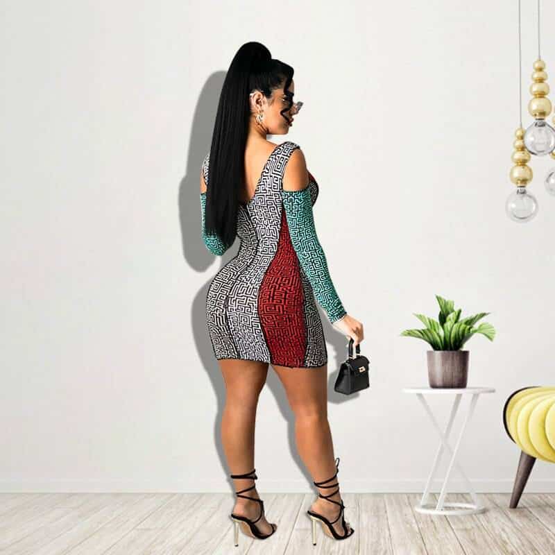 Bodycon dress for women, view 4 - MRSLM