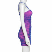 spaghetti strap mini dress for women, view 6 - MRSLM