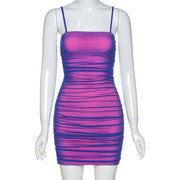 spaghetti strap mini dress for women, view 5 - MRSLM