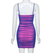 spaghetti strap mini dress for women, view 7 - MRSLM