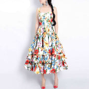 Floral printed sweet dress, view 4 - MRSLM